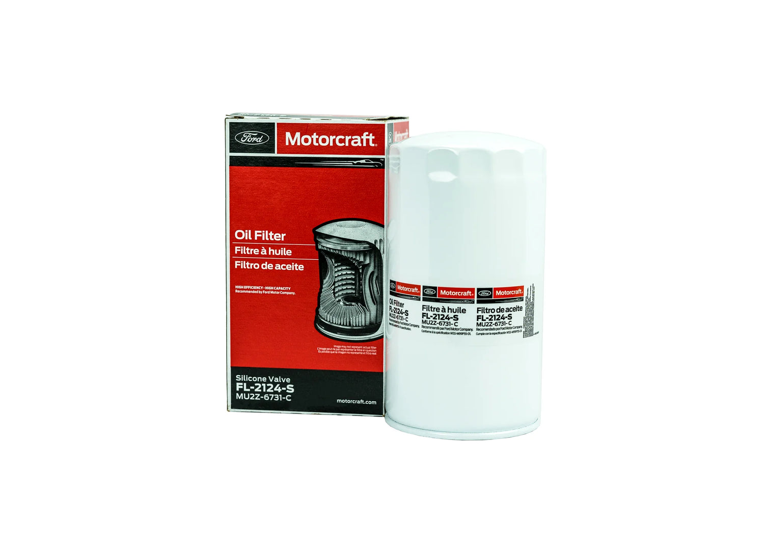 Motorcraft Oil Filter FL-2124S — Certified Authentic- 6.7 Powerstroke 2011-2023