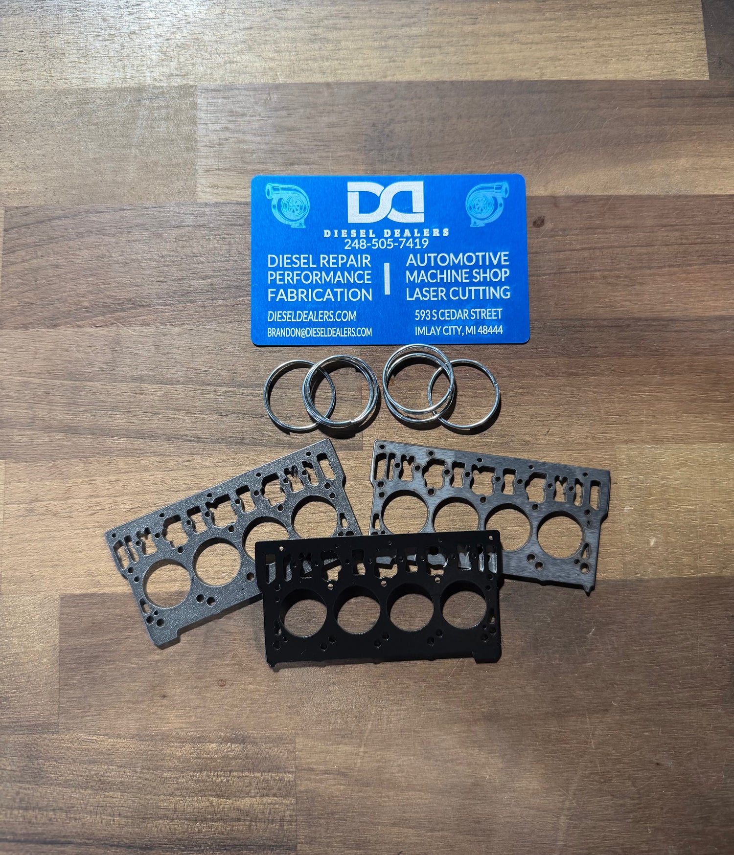 6.0 Head gasket key chain