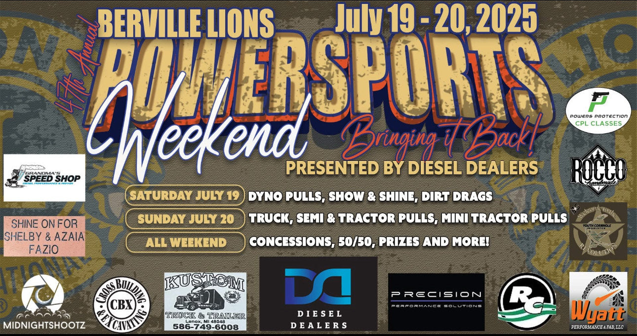 powersports weekend event Breville Lions michigan fun 
