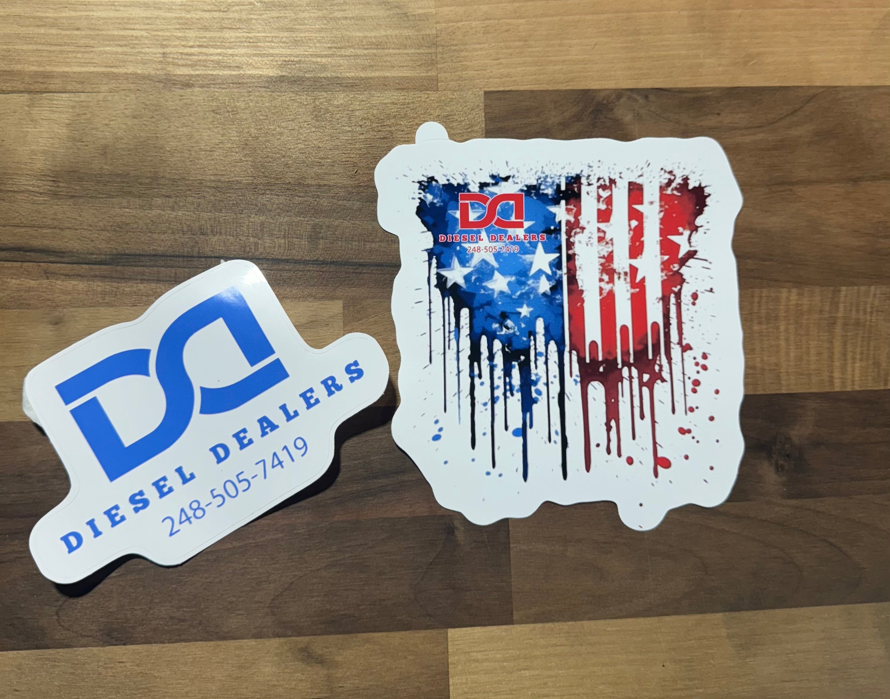 Dd Rideshare Sticker Photo DD Stickers (2 PACK) – Diesel Dealers Store