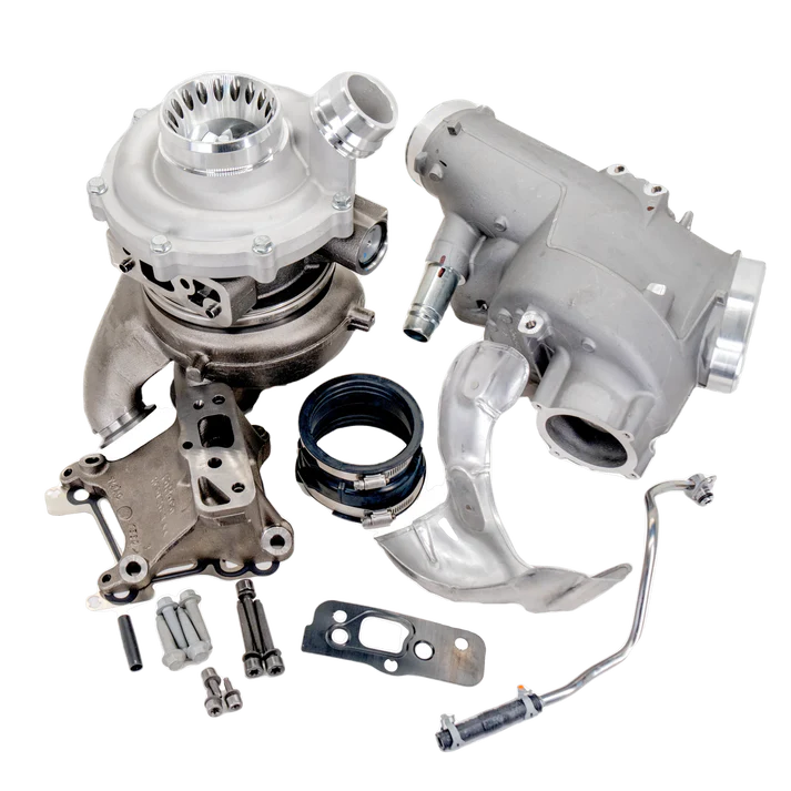 KC Warlock Retrofit Kit, Garret stock - 6.7 Powerstroke (2011-2014)